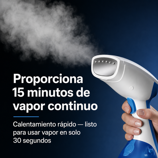 Hamilton Beach Garment Steamer de Mano para Ropa, Ropa de Cama, Cortinas, Viajes, Blanco, 11556