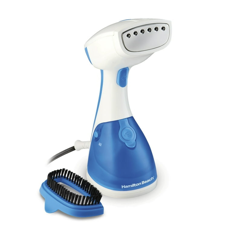 Hamilton Beach Garment Steamer de Mano para Ropa, Ropa de Cama, Cortinas, Viajes, Blanco, 11556