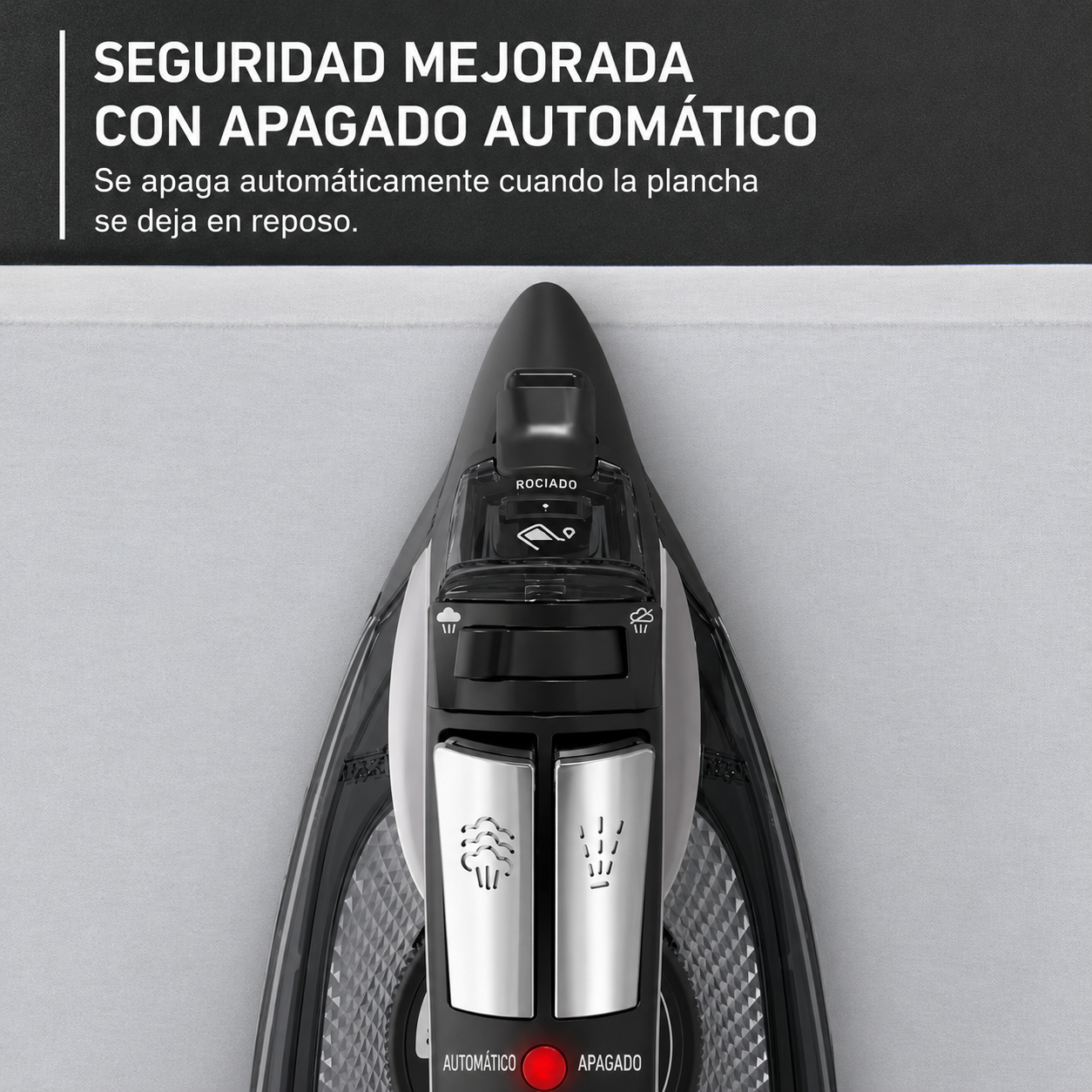 Plancha Rowenta Cordreel Accessetteam, DW2450, Negro