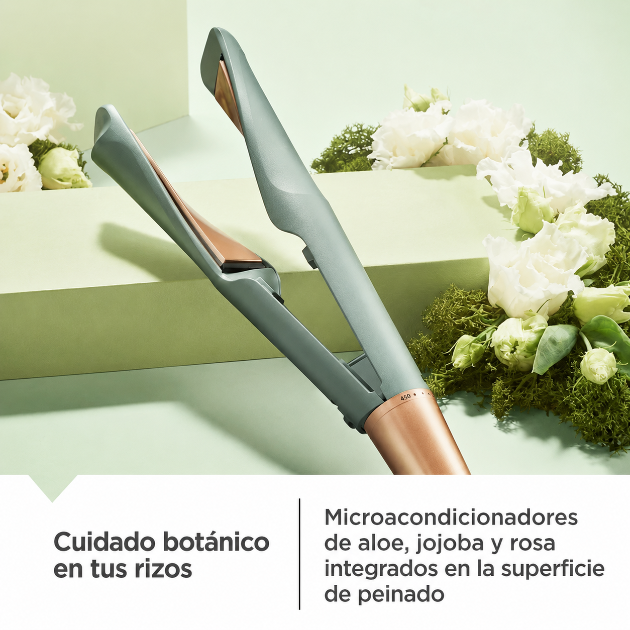 Remington Botanicals Estilizador Múltiple para Twist & Curl, Cerámico, 7 Niveles de Calor, Vale