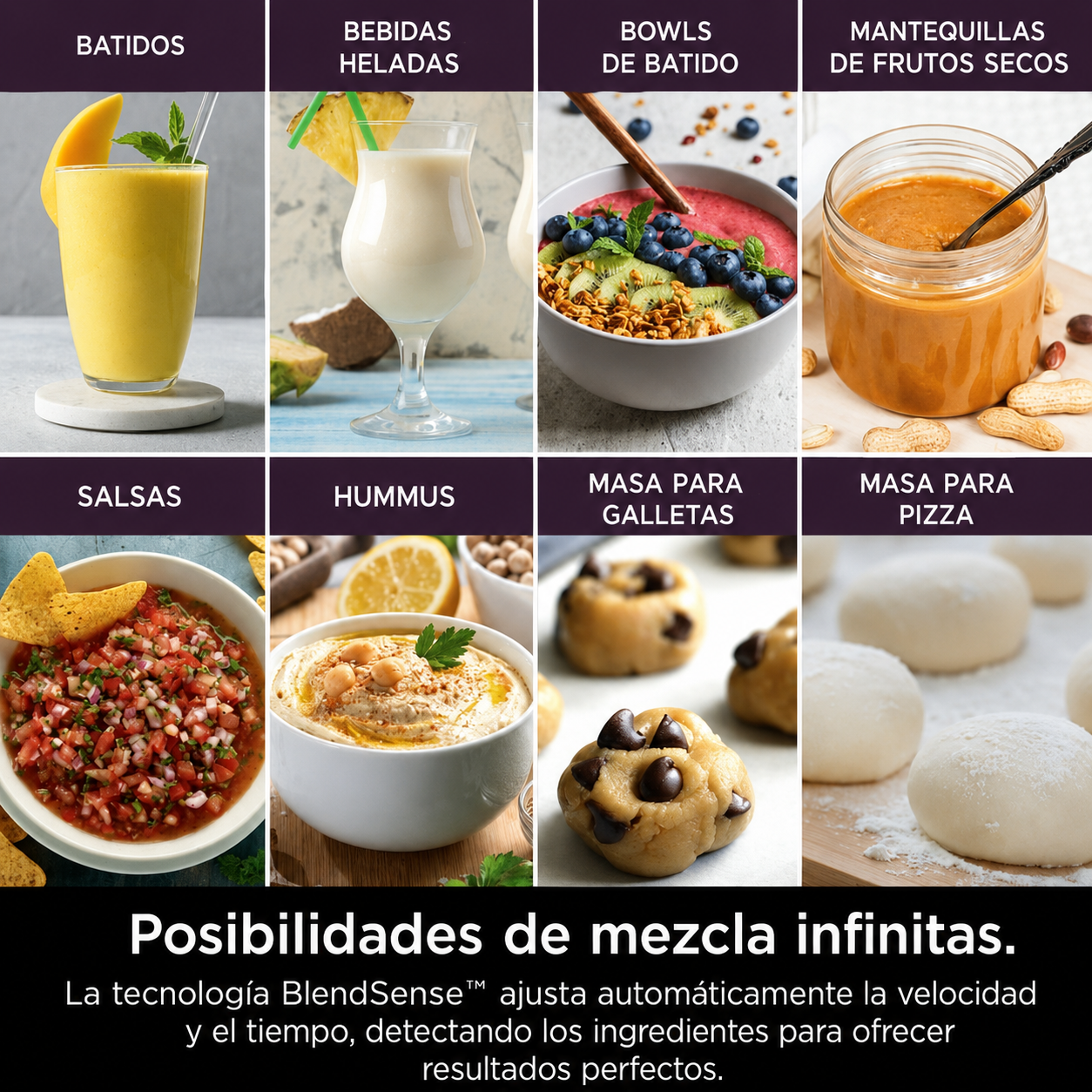 Ninja Detect Kitchen System Power Blender + Procesador tecnología Blendsense TB400 1700W