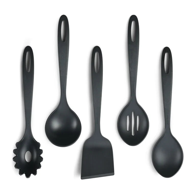 Tramontina Primaware Juego de Utensilios de Cocina Antiadherentes de 18 Piezas, Asfalto