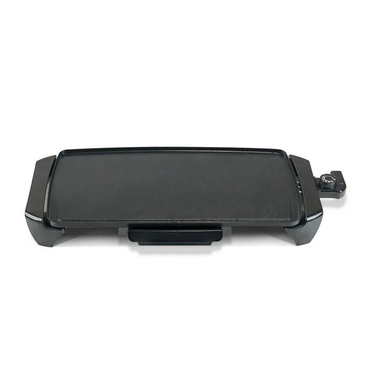 Mainstays Plancha negra de 20" apta para lavavajillas con control de temperatura ajustable