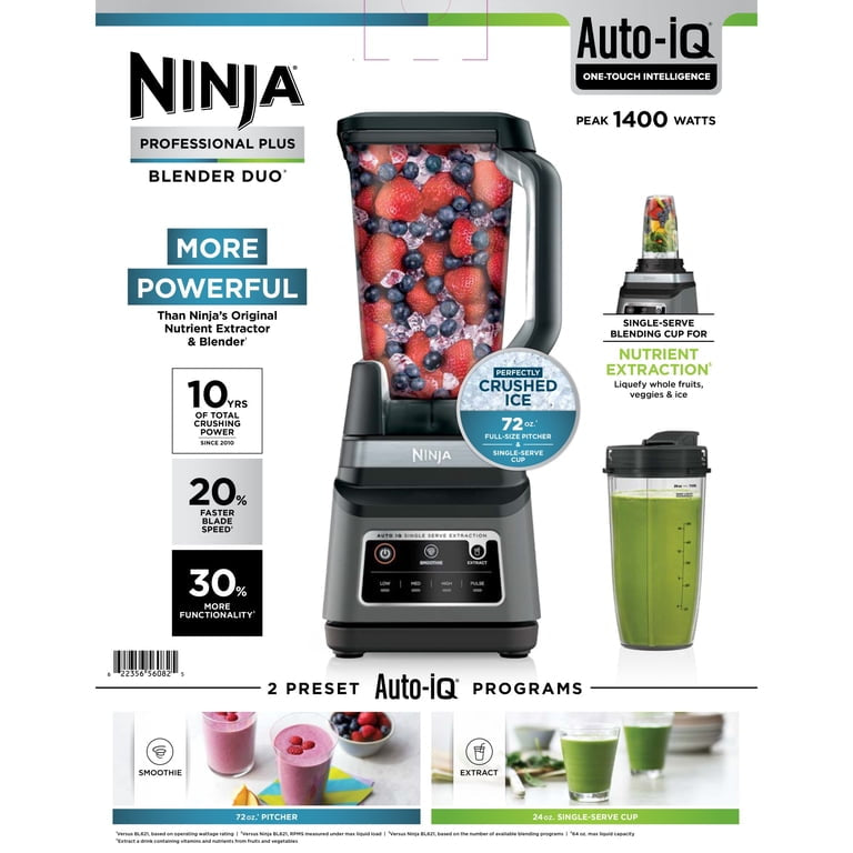 Licuadora Ninja Professional Plus DUO con Auto-iQ
