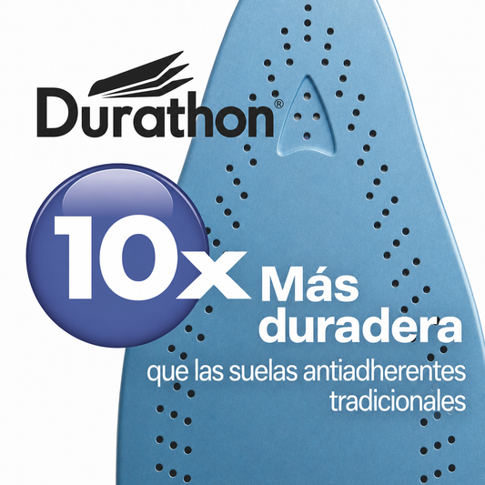 Hamilton Beach Durathon Cable Retráctil Digital Plancha, Plata, Modelo 19902F
